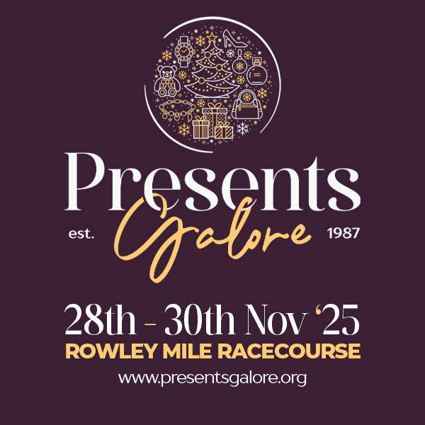 With only 100 days to go until Christmas, now's the time to book your tickets for our region's most fabulous Christmas shopping event 🎁 🎁 🎁 
Bursting at the seams with gift ideas, foodie treats and fashions for the whole family, enjoy a weekend of feel-good shopping between 28th - 30th November at the Rowley Mile Racecourse in Newmarket. 
100% of ticket sales are donated directly to the Cambridge Children's Hospital, Newmarket Charitable Foundation and the National Horseracing Museum, and with free parking and free returns across the weekend you can enjoy the festive event as many times as you wish. 
Head over to our website to view this year's exhibitors, details of our VIP evening and book your tickets. Children under 16 are free with an accompanying adult. 
#100DaysToChristmas #ChristmasCountdown #PresentsGalore #PresentsGaloreNKT #ChristmasFair #ChristmasEvent #CharityFair #RowleyMile #WhatsOn #ChristmasShopping #FeelingFestive #FestiveFun #ShopLocal #ShopIndependent #SupportIndependent #Newmarket #NewmarketSuffolk #LoveNewmarket