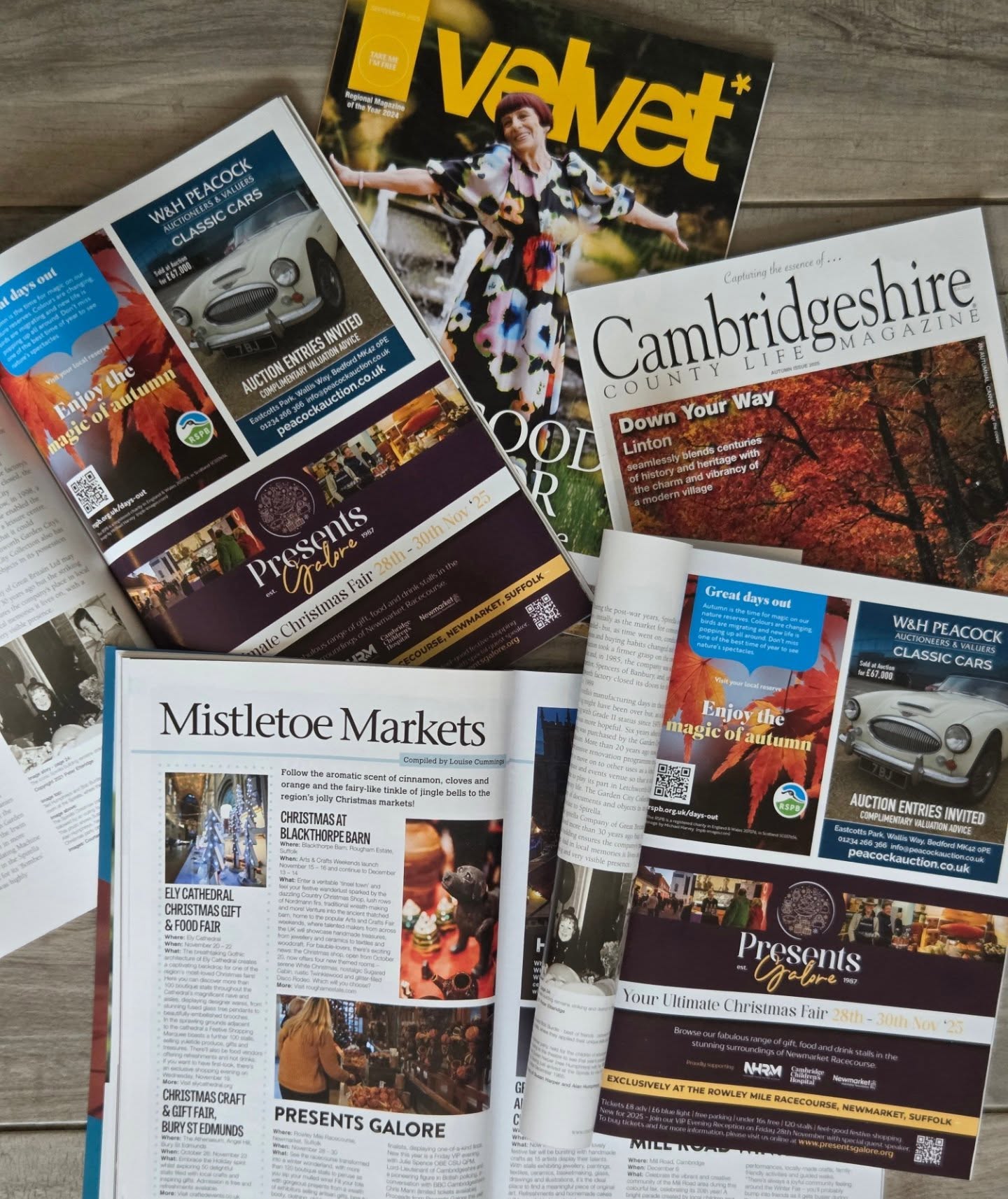 Sunday reading at it's best... thank you to the wonderful @velvetmag for the continued support of Presents Galore every year π€ And to all the other media houses who help us spread the festive cheer.
#SundayReading #LocalPress #VelvetMag #PresentsGalore #ChristmasShoppingEvent #CharityFair #ShoppingFair #ChristmasShopping #ChristmasFair #Newmarket #NewmarketSuffolk #WhatsOn