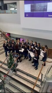 St Mary's Junior School performing in the Millennium Grandstand 🎁
