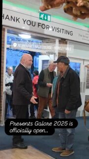 Presents Galore 2025 is officially open. Join us until 8pm tonight, 10am to 5pm Saturday 29th November and 10am to 4pm Sunday at the Rowley Mile Racecourse 🎁