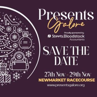 SAVE THE DATE // We're incredibly proud to announce Presents Galore returns for 2026 🎁 

Taking place between 27 - 29 November at Newmarket Racecourse, be sure to put the dates in your diary and keep an eye out for our early bird ticket release from 1st August. 

This year we have so much instore for you. From a brand new Christmas & Crafts area to a highly requested expanded Food & Drink Hall, there's something for all. Stay tuned for more details coming soon......

#SaveTheDate #FoodAndDrink #ChristmasStalls #CraftStalls #PresentsGalore #PresentsGaloreNKT #ChristmasFair #ChristmasEvent #CharityFair #RowleyMile #WhatsOn #ChristmasShopping #ShopLocal #ShopIndependent #SupportIndependent #Newmarket #NewmarketSuffolk #LoveNewmarket